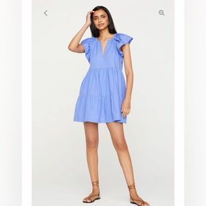NWT Marie Oliver Mini Dress with Ruffle Sleeves